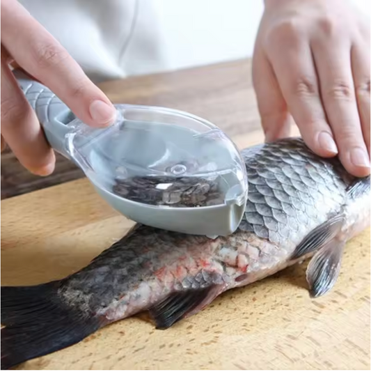 “Fish Scale Scraper & Skin Brush – Quick Clean Seafood Tool”
