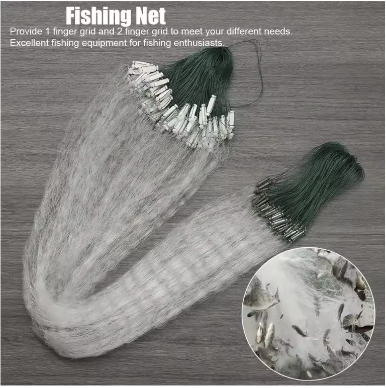 1PC Floating Trap Fishing Net – Exploding Cast Fish Trap with Hooks | Easy Throw Fishnet for Bait & Small Fish